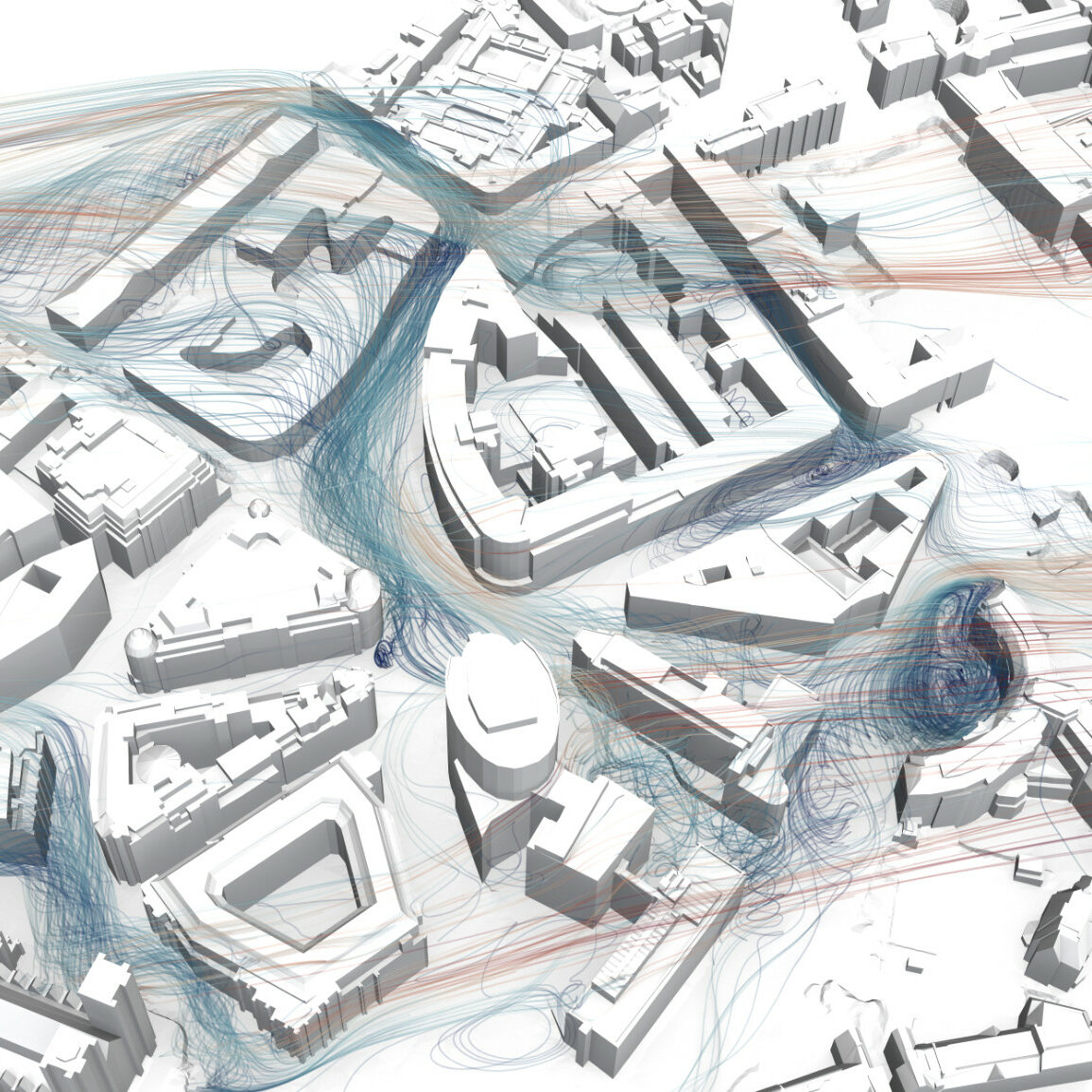 Wind simulation - Brussels - Royal Park