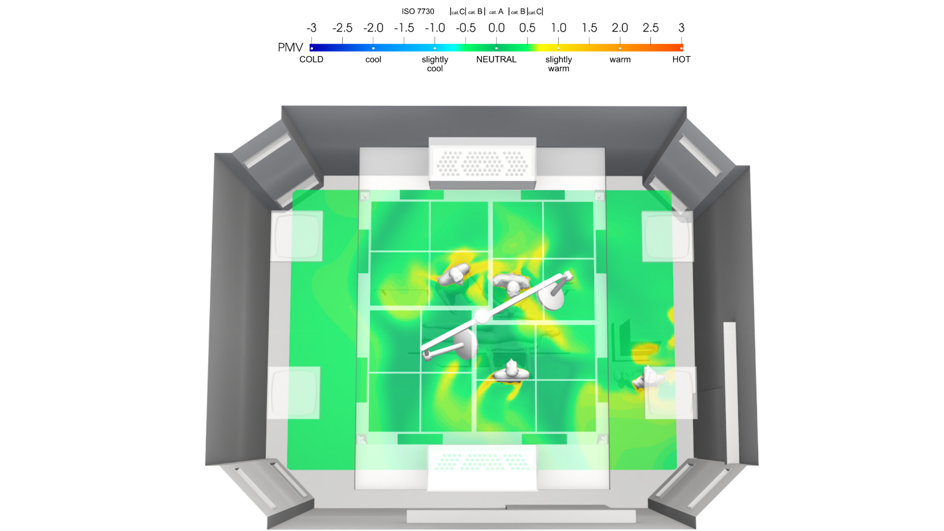 Thermal comfort Operating Theatre Lucca